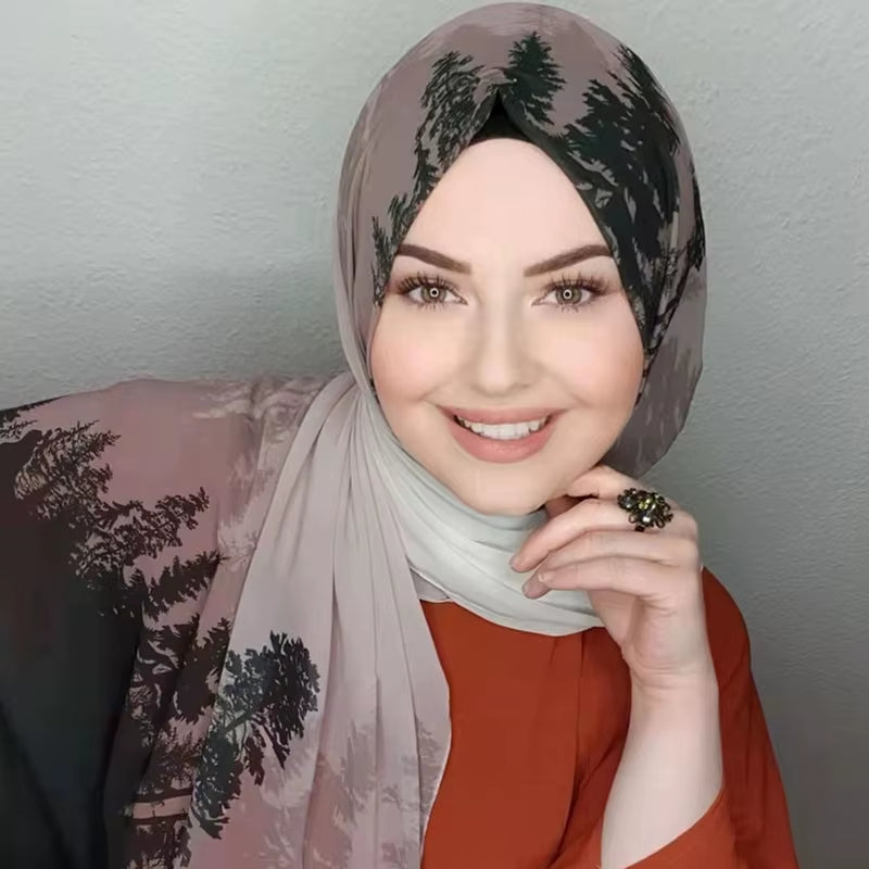 Bubble Chiffon Muslim Hijab Scarf – Elegant, Lightweight & Versatile