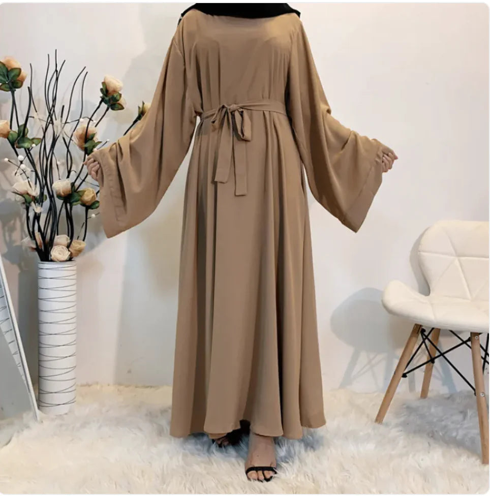 Women's Long Abaya Dress - Dubai Style