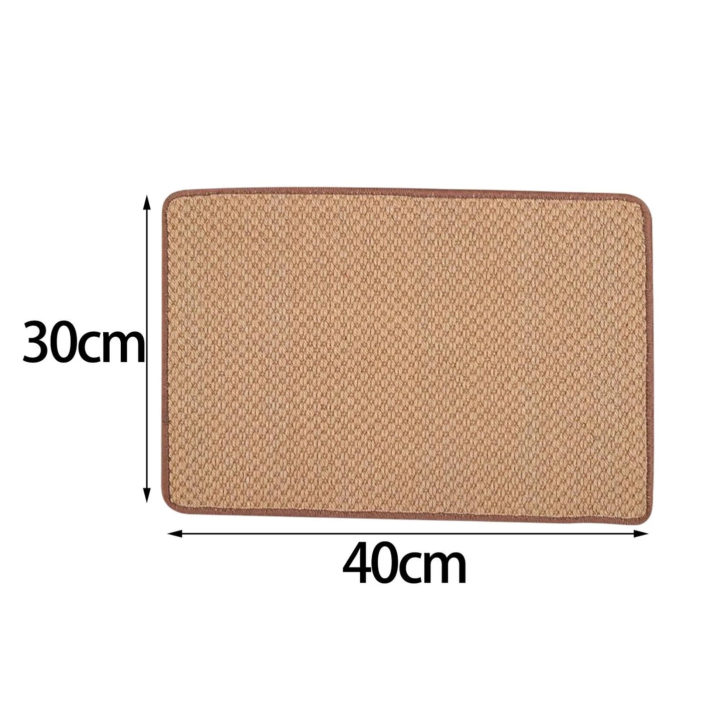 perfeclan Eco-Friendly Sisal Cat Scratcher Mat – Multi-Use Scratch Pad, Play Mat, and Furniture Protector