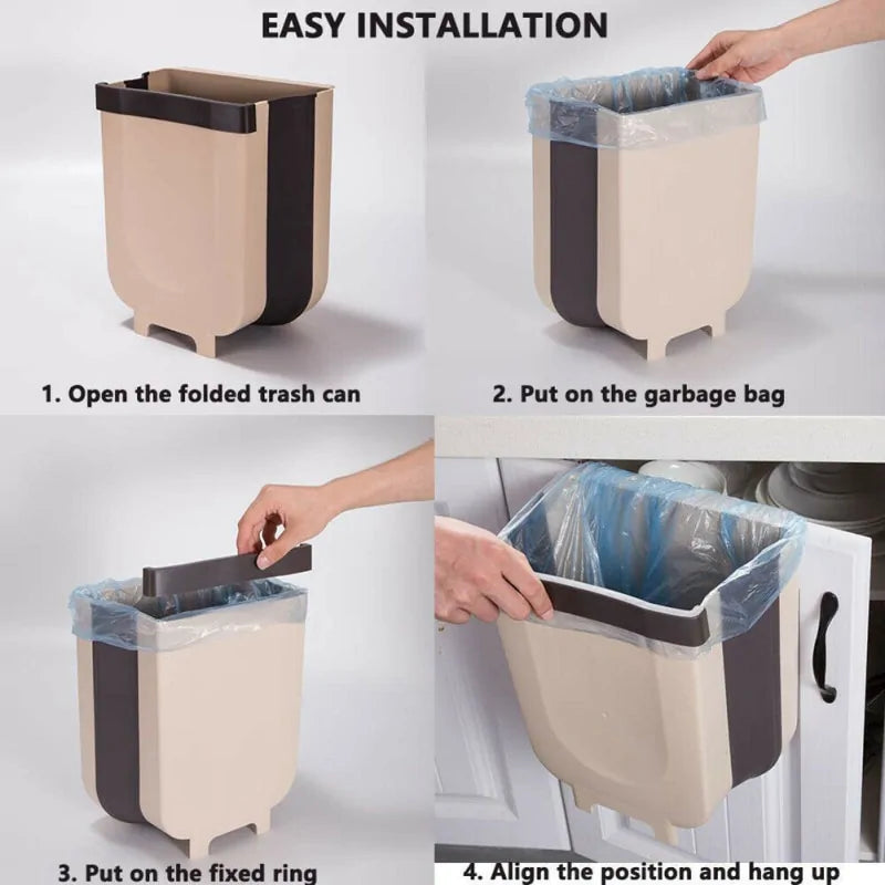 Cabinet Door Hanging Trash Bin