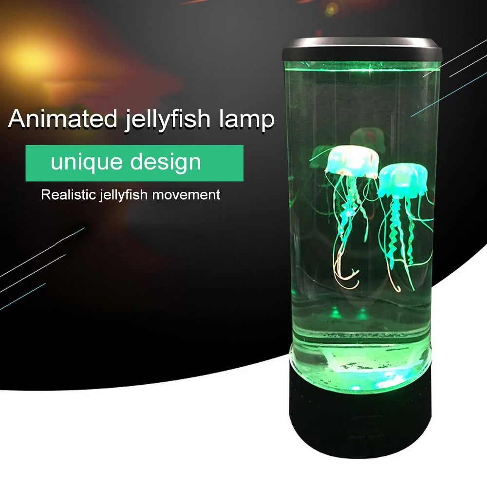 7-Color Changing LED Jellyfish Lamp – Serene Underwater Ambience
