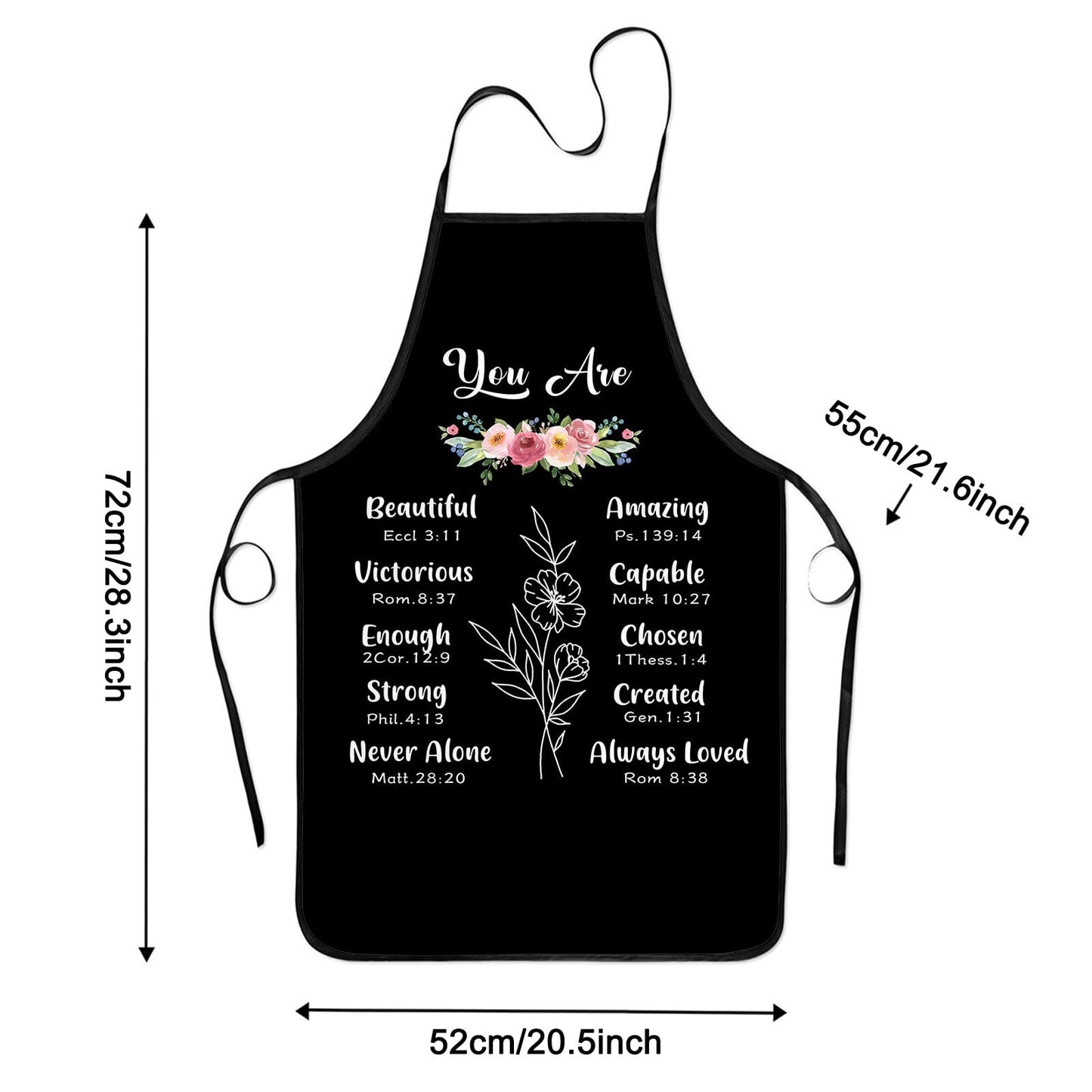 Inspirational Christian Apron – Perfect Gift for Faith-Filled Loved Ones