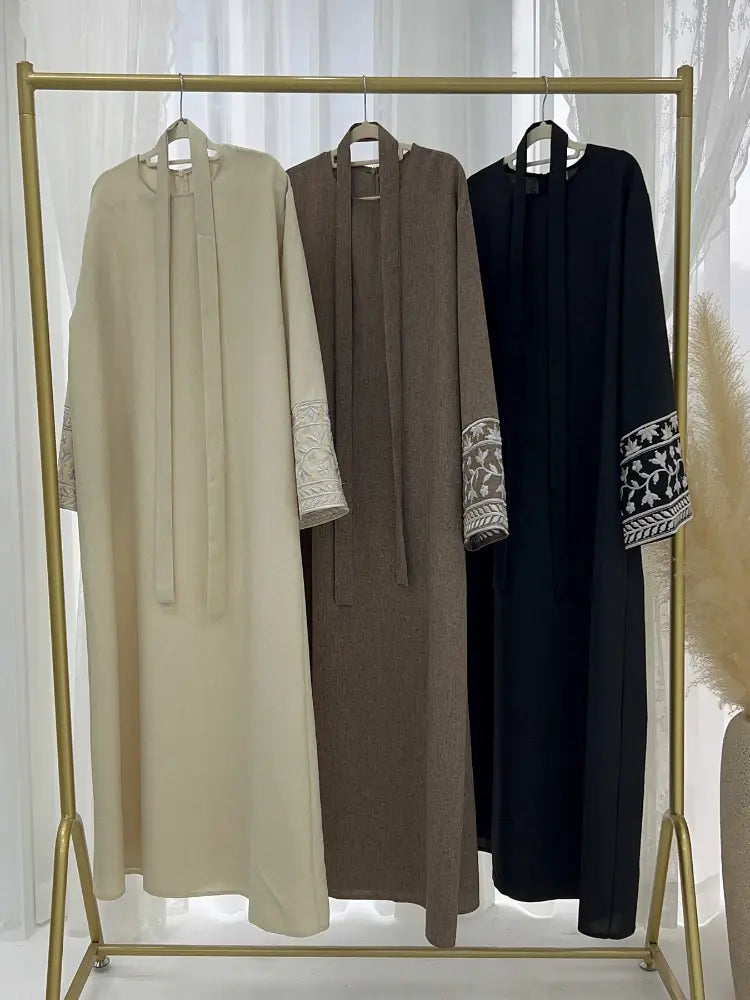 Floral Embroidery Abaya