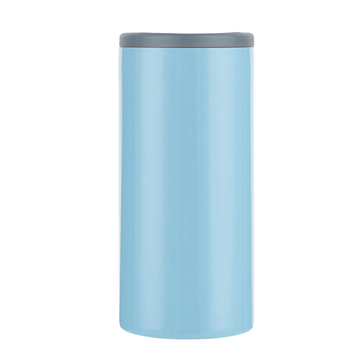 Stainless Steel Can Cooler – Insulated Beverage Holder for 12 oz Slim Cans – Keeps Drinks Ice Cold for Hours