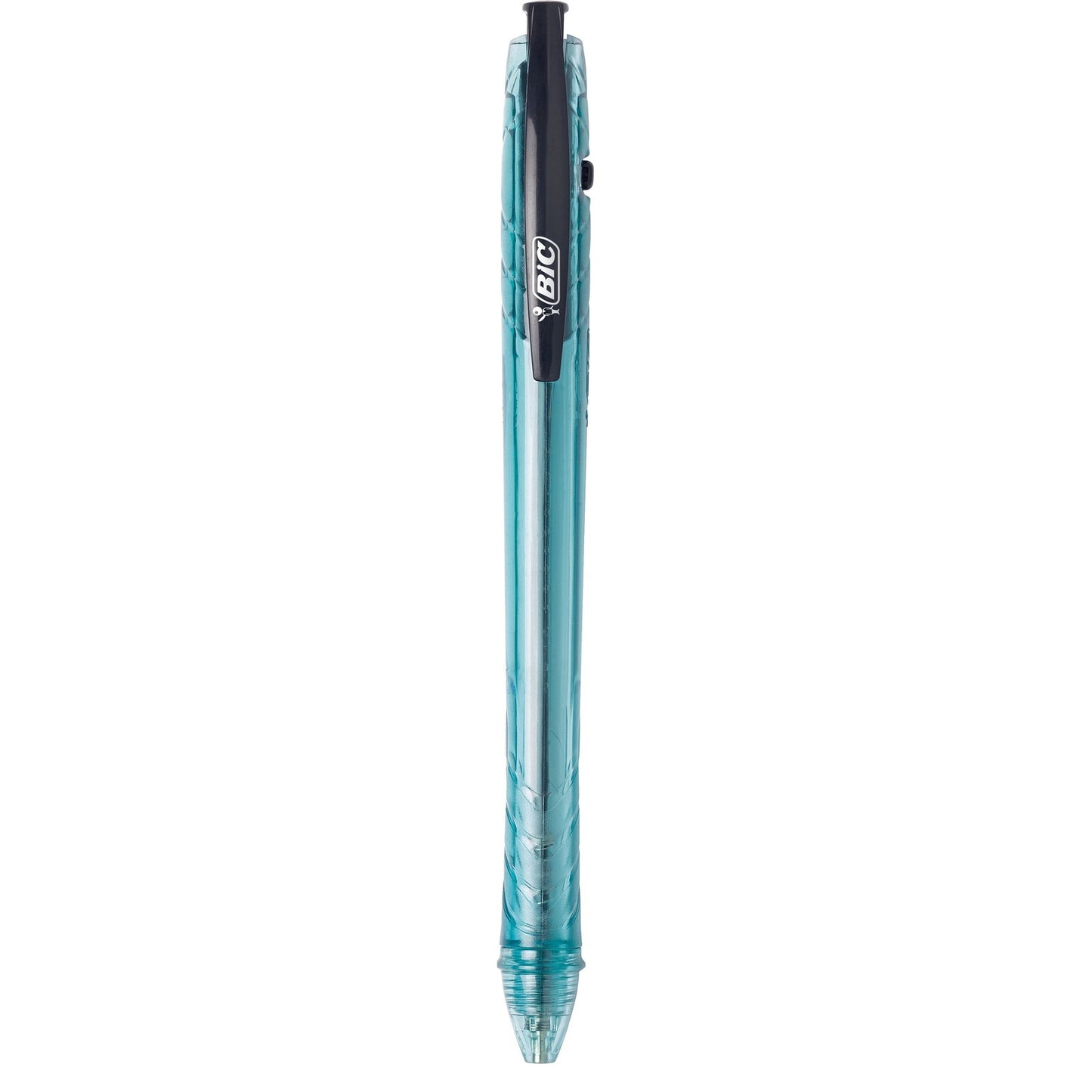 BIC ReVolution Ocean-Bound Ball Pen – 73% Recycled Plastic, Medium Point, Black, 12-Count