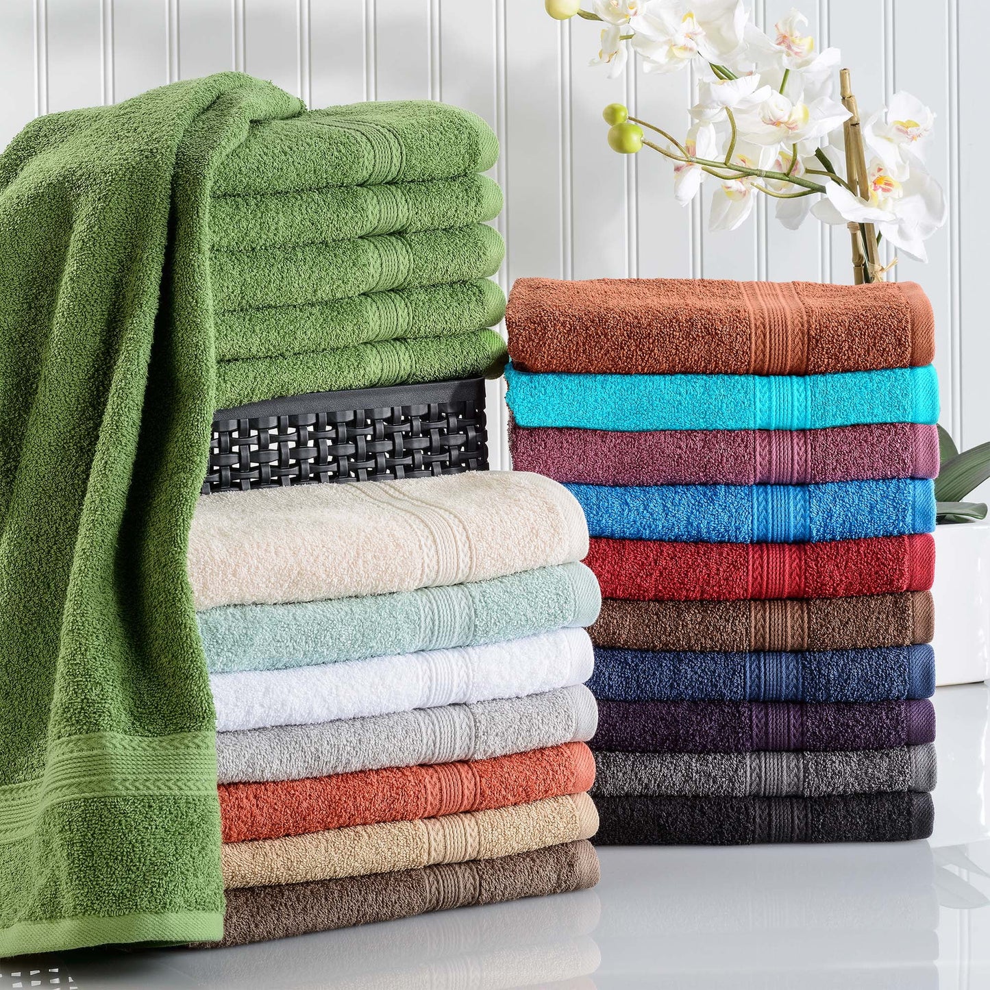 Superior Eco-Friendly 6-Piece Towel Set – Soft, Absorbent, and Sustainable