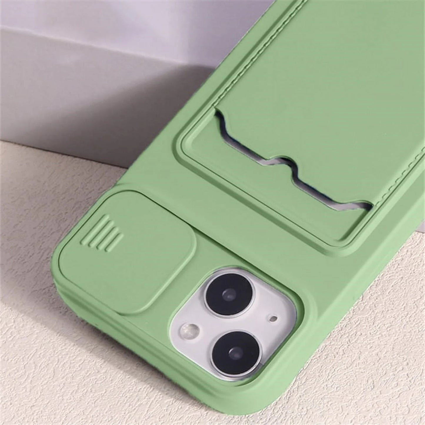 📱 Xeber Slide Camera Protection Wallet Phone Case