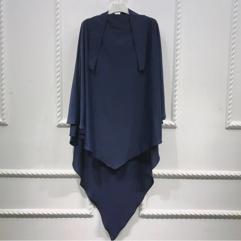 Solid Color Smooth Plate Arabic Shawl – Elegant, Versatile Headscarf for Every Occasion