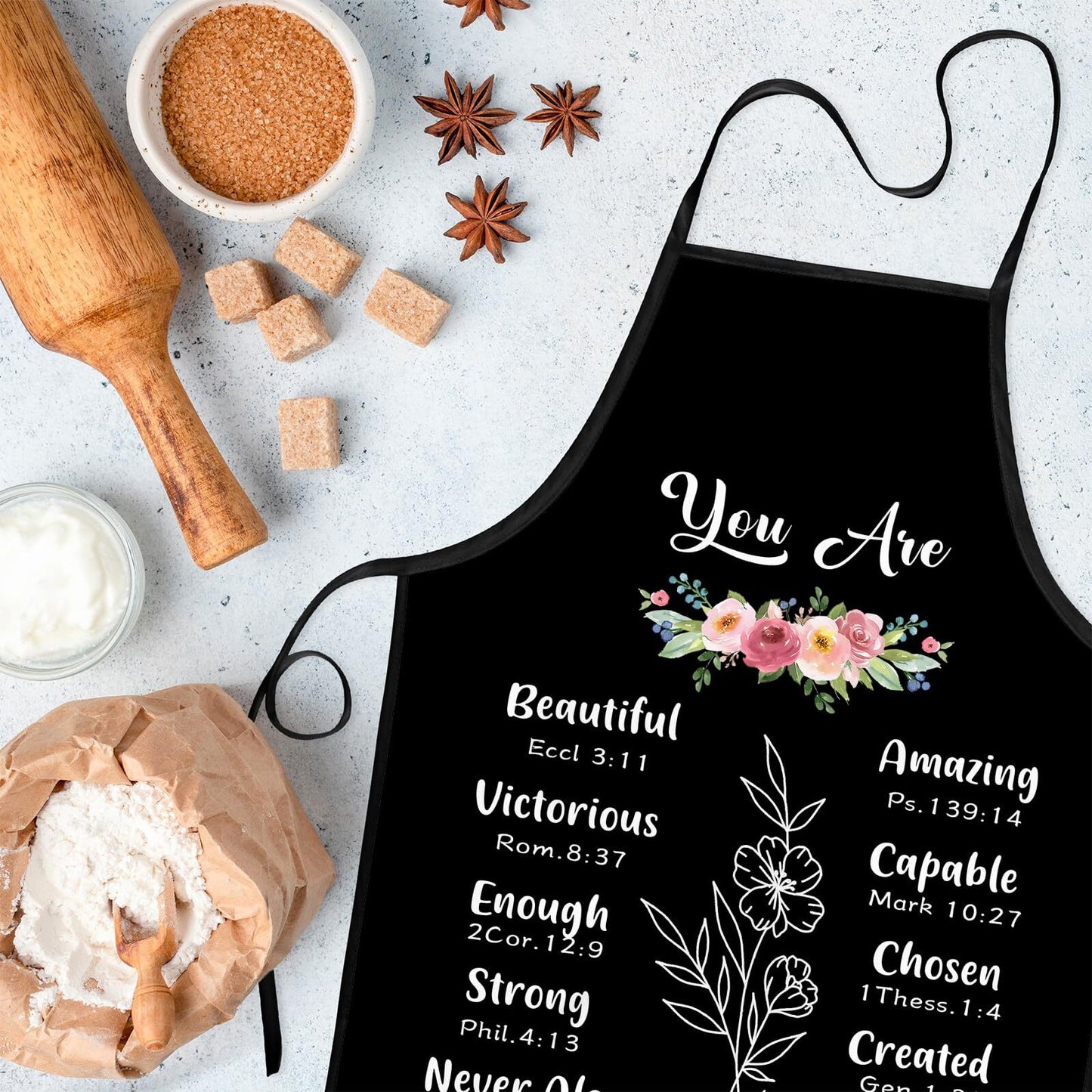 Inspirational Christian Apron – Perfect Gift for Faith-Filled Loved Ones