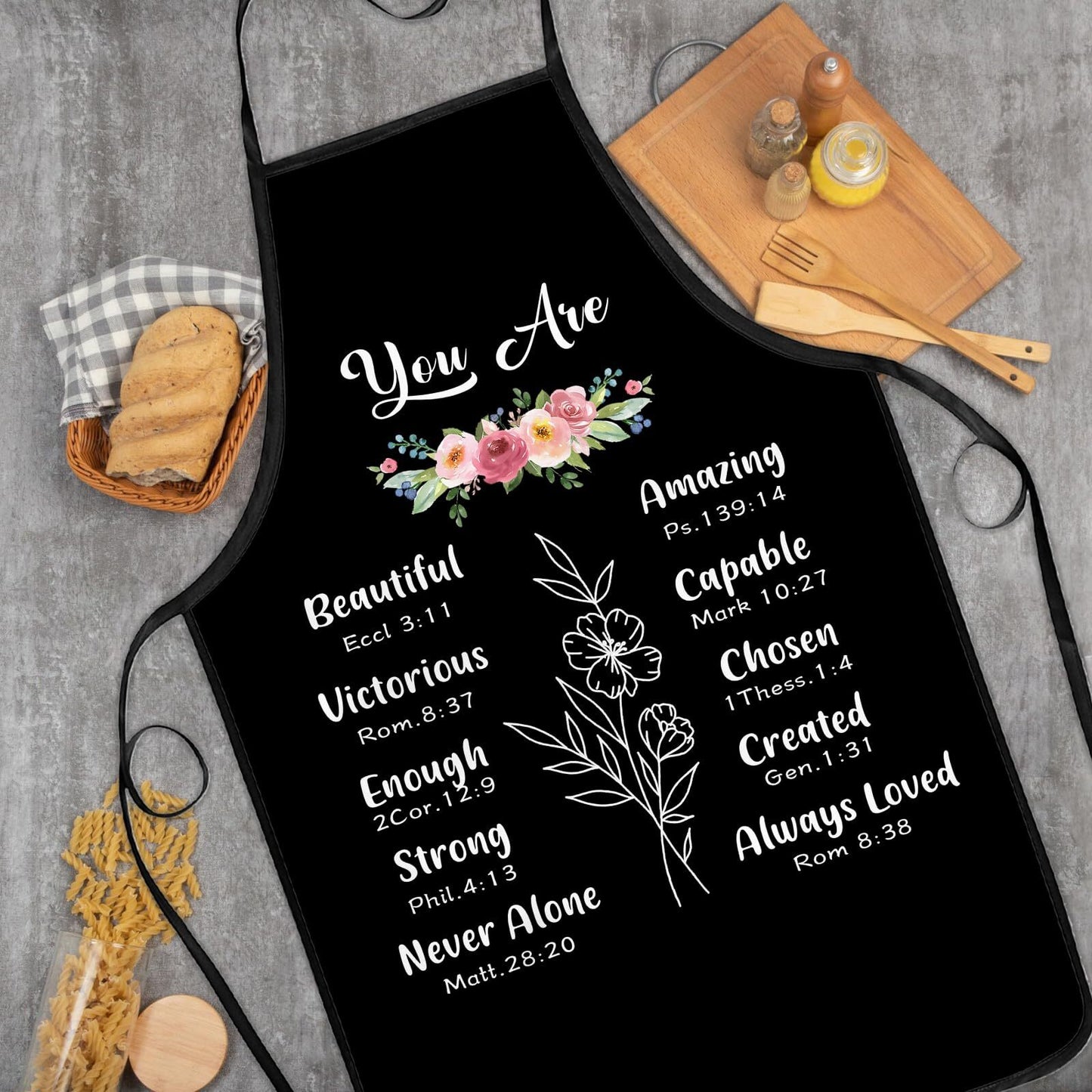 Inspirational Christian Apron – Perfect Gift for Faith-Filled Loved Ones