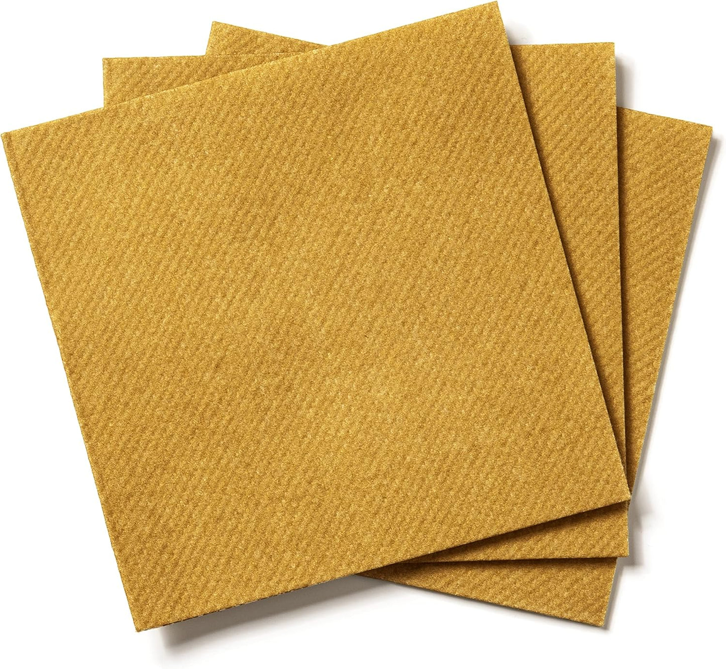 Eco-Friendly Linen-Feel Cocktail Napkins – Premium Disposable Beverage Napkins, Reusable & Biodegradable (4.75"x4.75" Folded, 50-Pack)