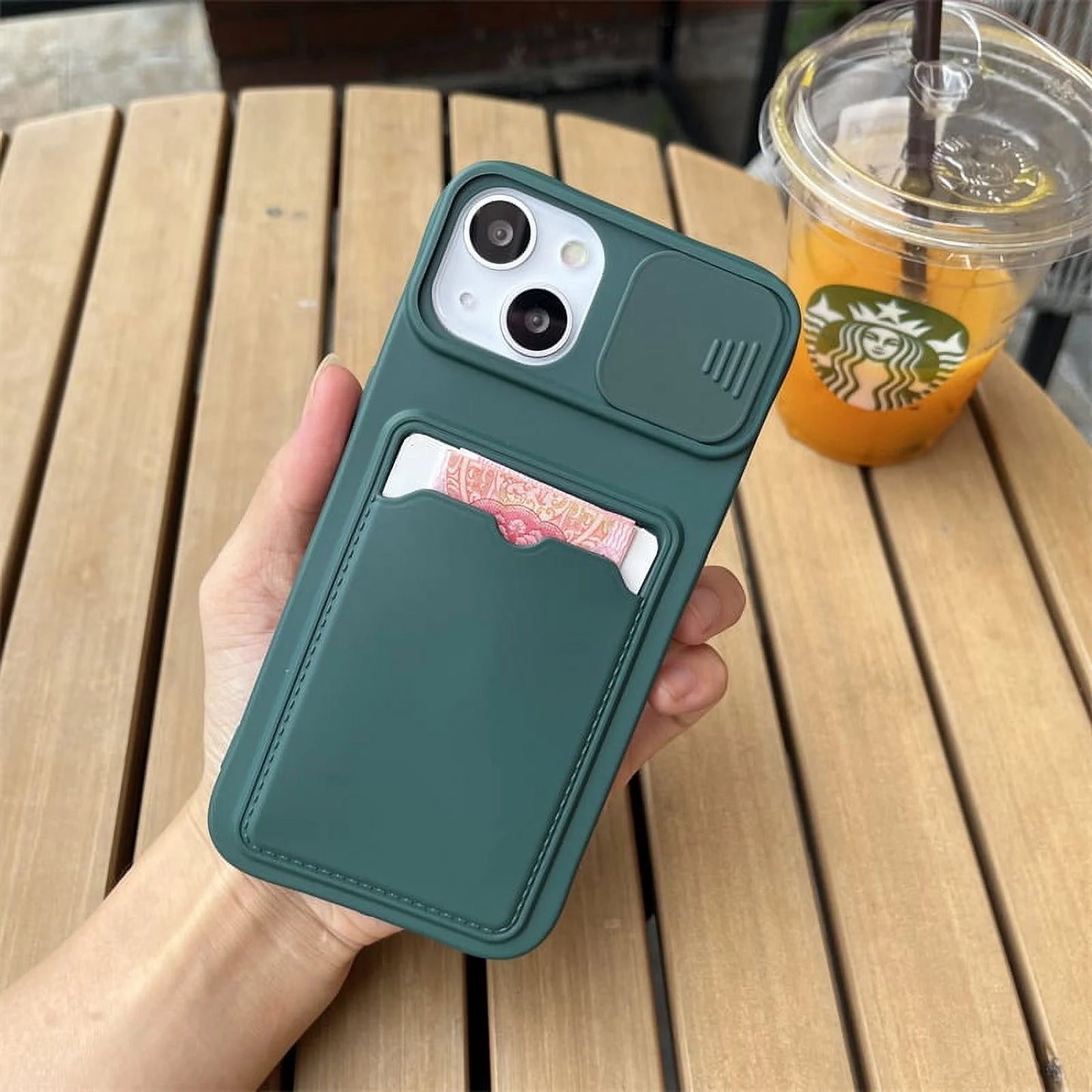 📱 Xeber Slide Camera Protection Wallet Phone Case