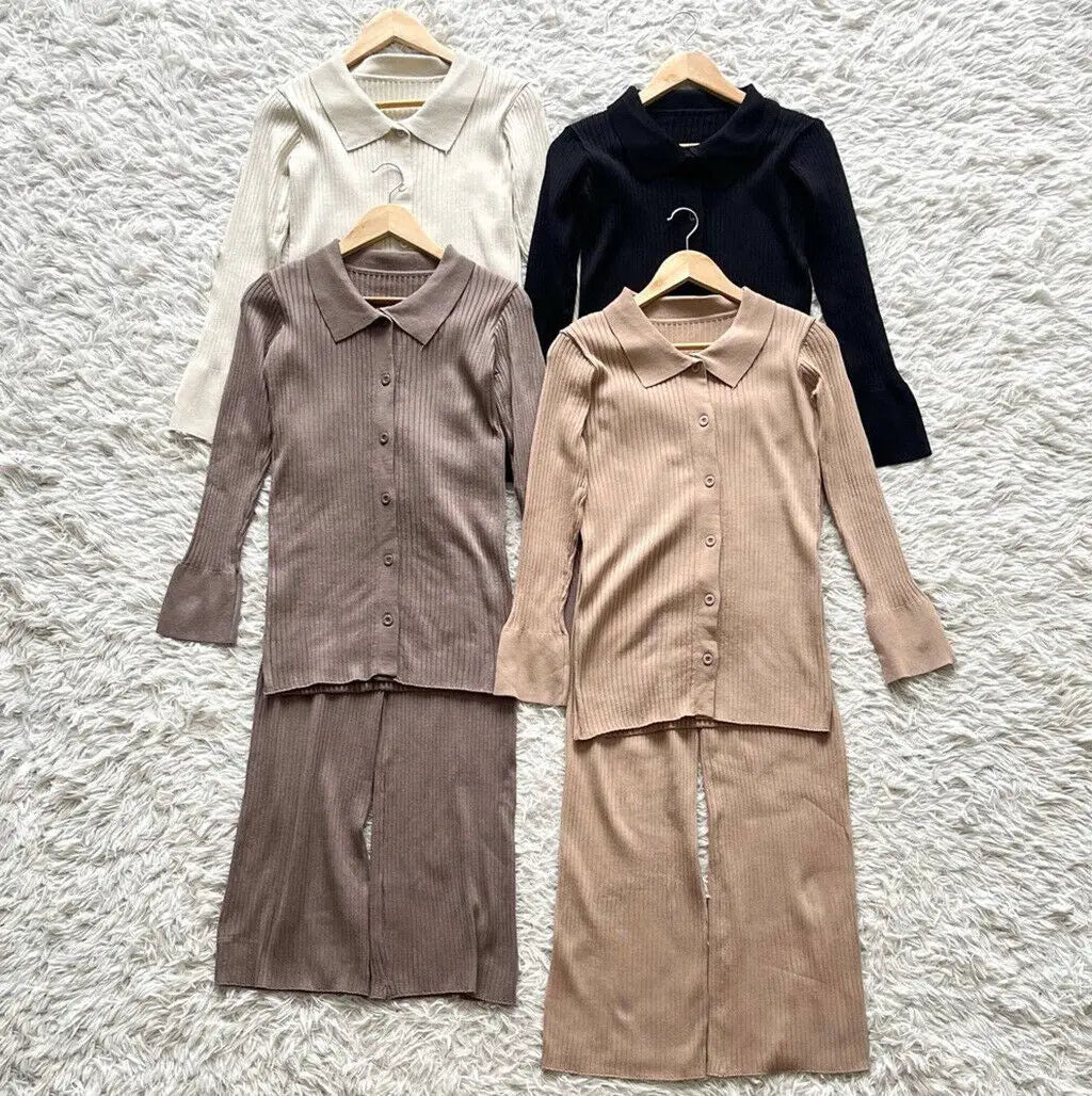 Winter Grace Knit Abaya Set