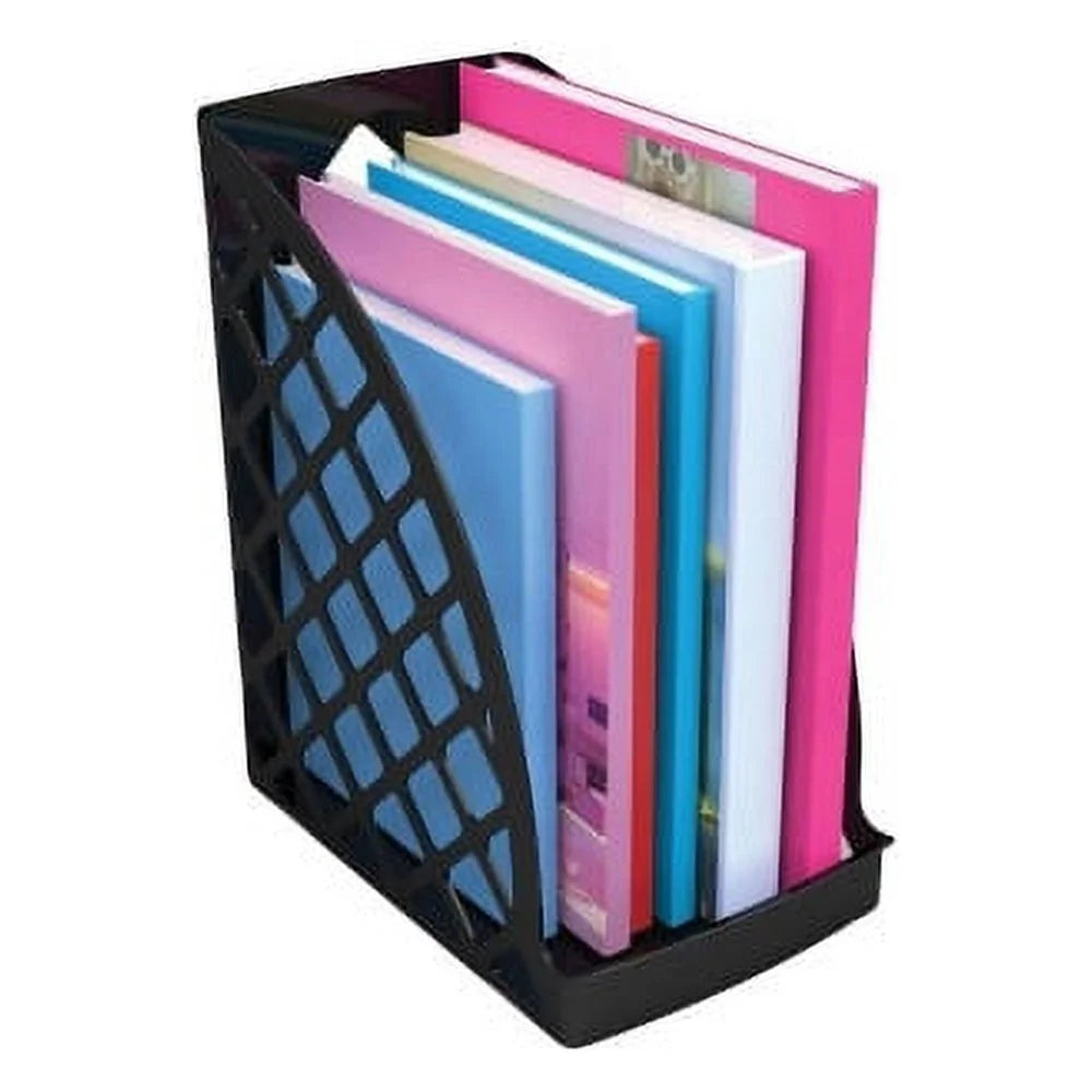 Deflecto Recycled Plastic Magazine File – Black
