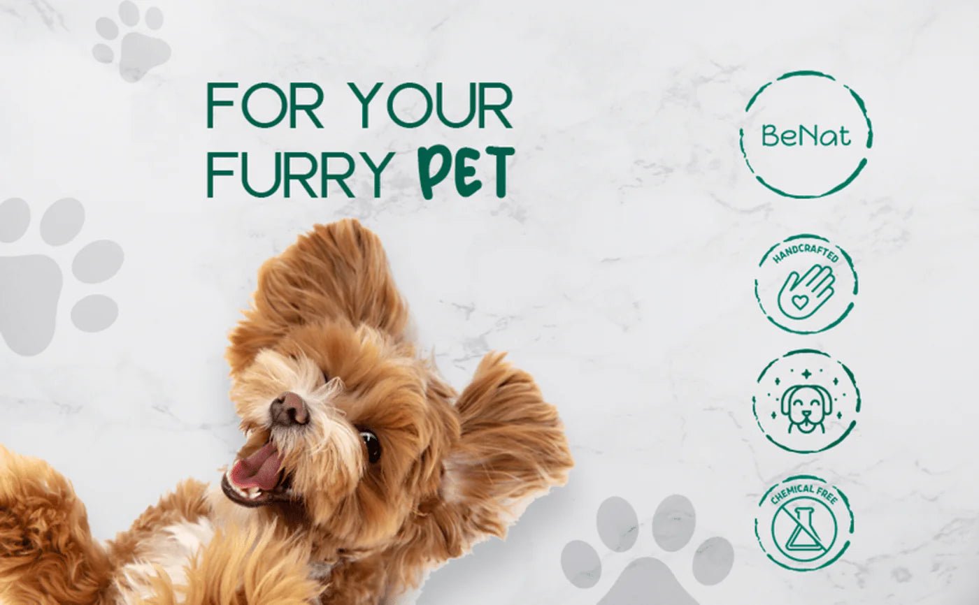 BeNat Pets All-Natural Furry Pet Soap Bar β 5.8 oz β Gentle, Eco-Friendly Pet Shampoo