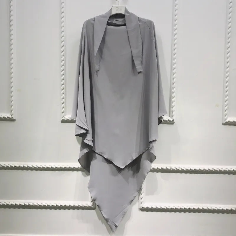 Solid Color Smooth Plate Arabic Shawl – Elegant, Versatile Headscarf for Every Occasion