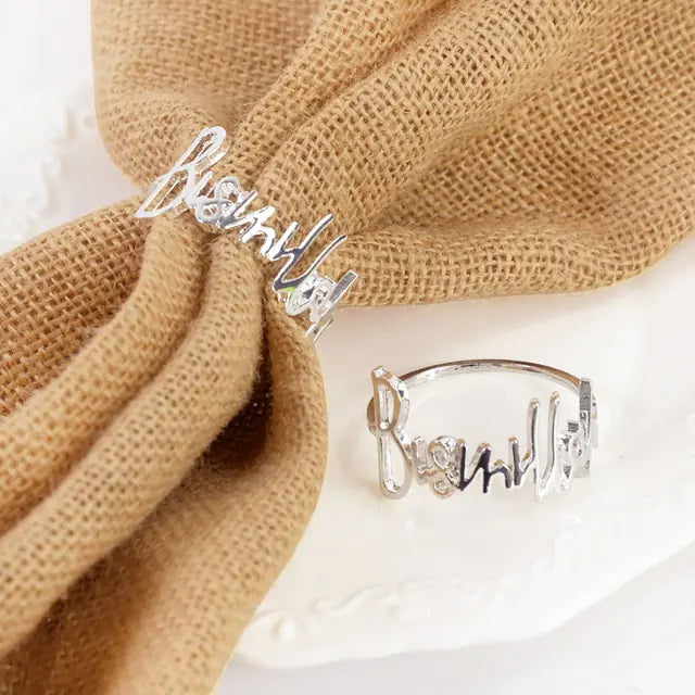 Eid Mubarak Napkin Rings