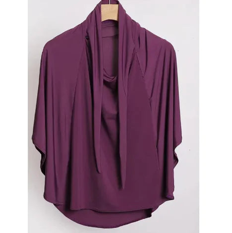 Elegant Dual-Use Women's Veil Headscarf