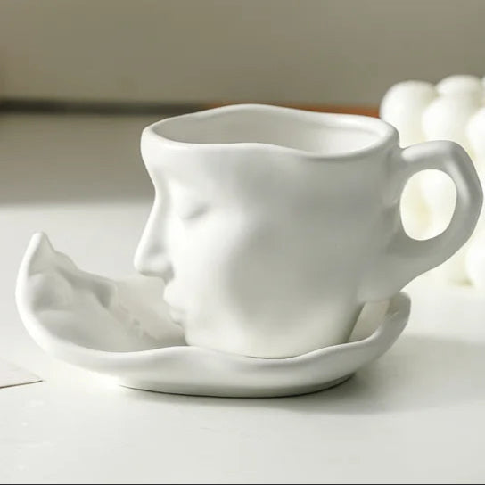Abstract Art Ceramic Coffee Cup