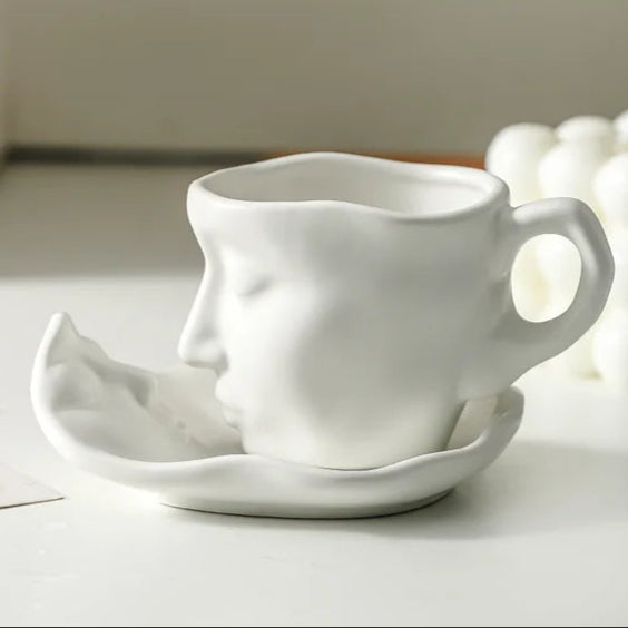 Abstract Art Ceramic Coffee Cup