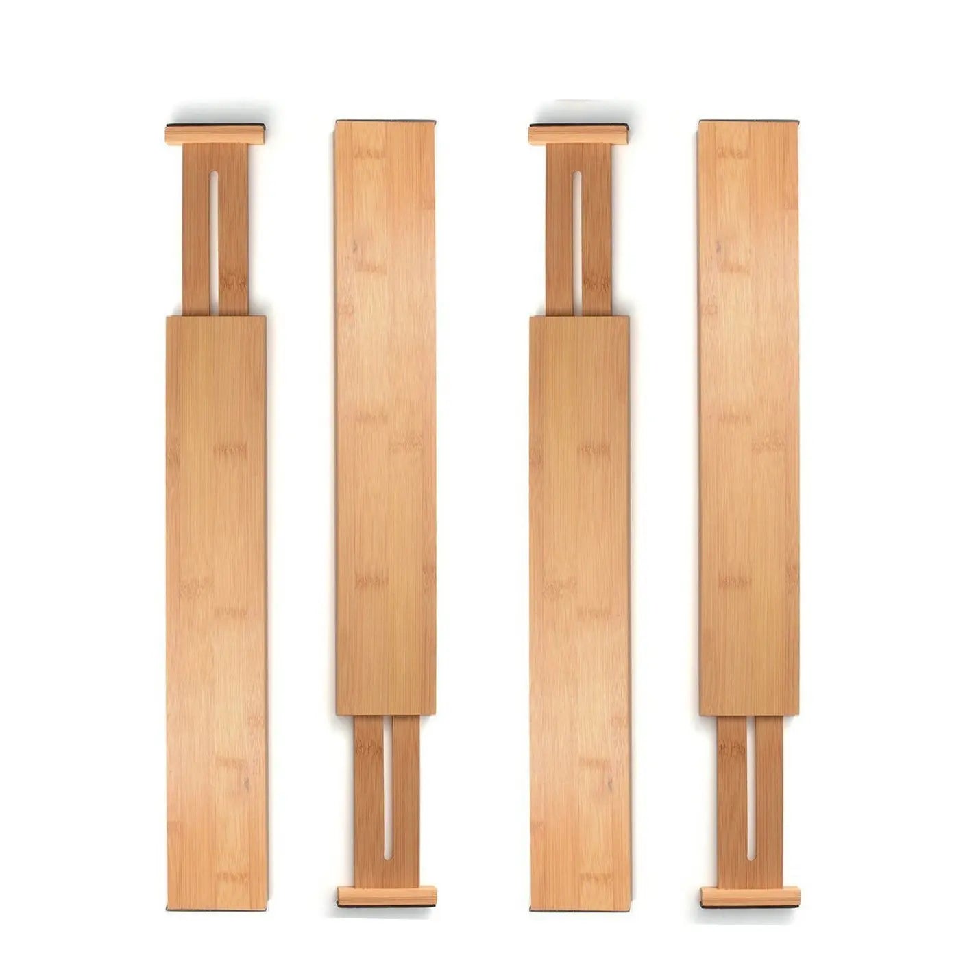Bamboo Expandable Strip Bamboo Drawer Partition Expandable Drawer Partition Convenient Bamboo Divider Drawer Organization