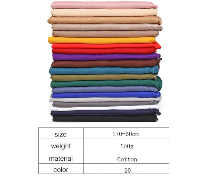 Mercerized Cotton Ladies Headscarf – Soft, Stylish, and Durable for All-Day Comfort