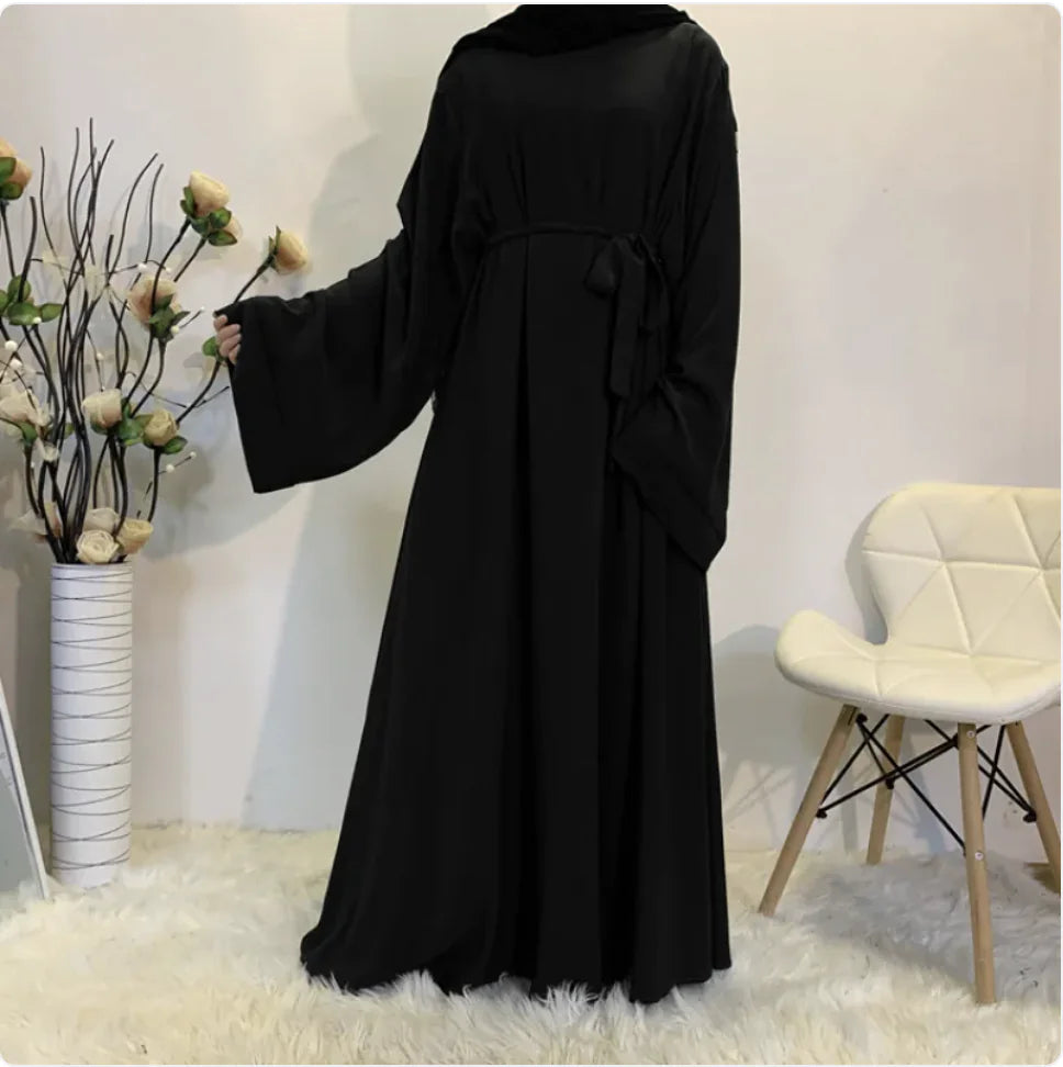 Women's Long Abaya Dress - Dubai Style