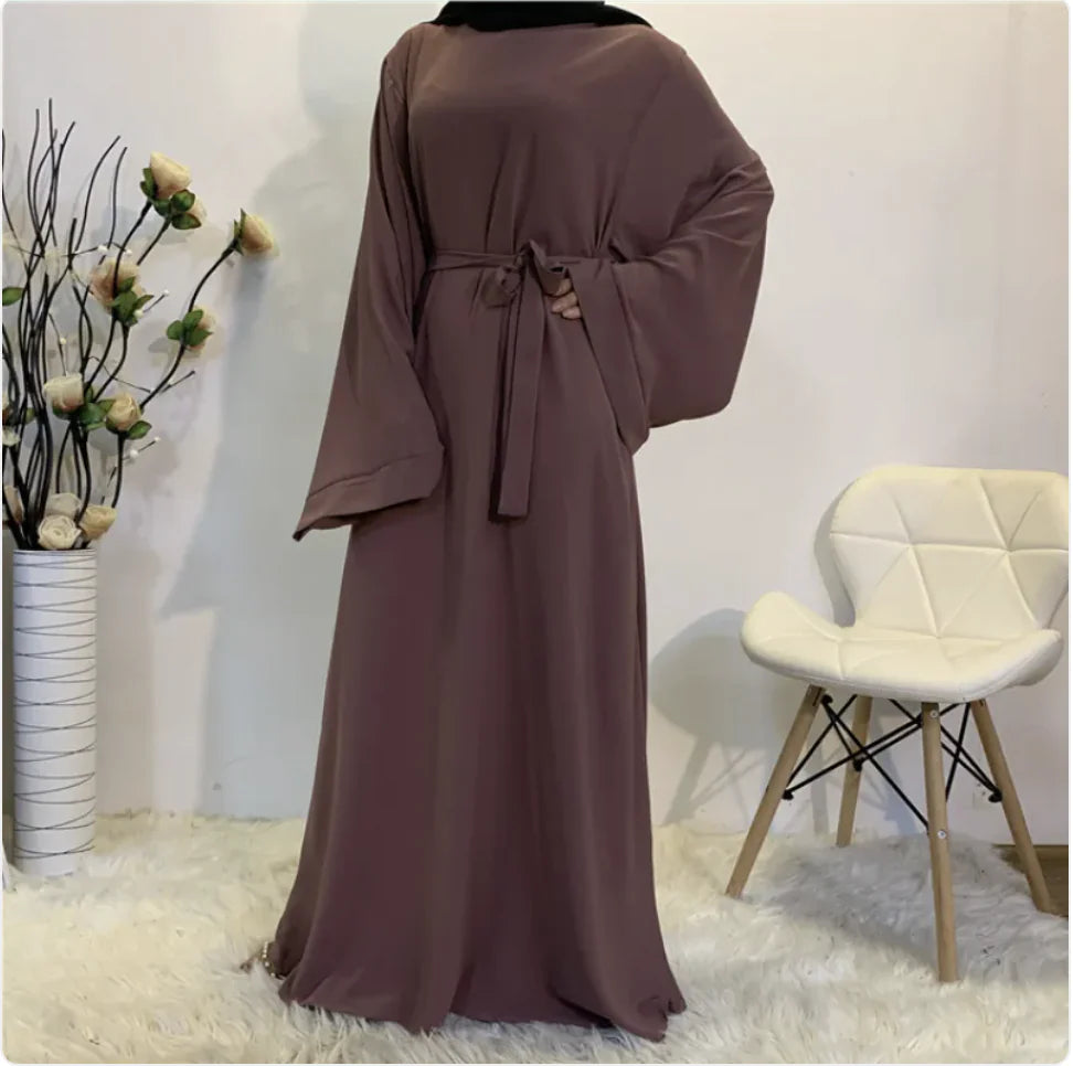 Women's Long Abaya Dress - Dubai Style