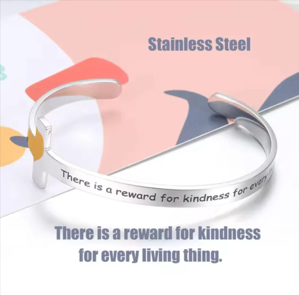 Silver Plated Christian Cuff Bracelet – Adjustable Stainless Steel with Cross & Jesus Bible Verse