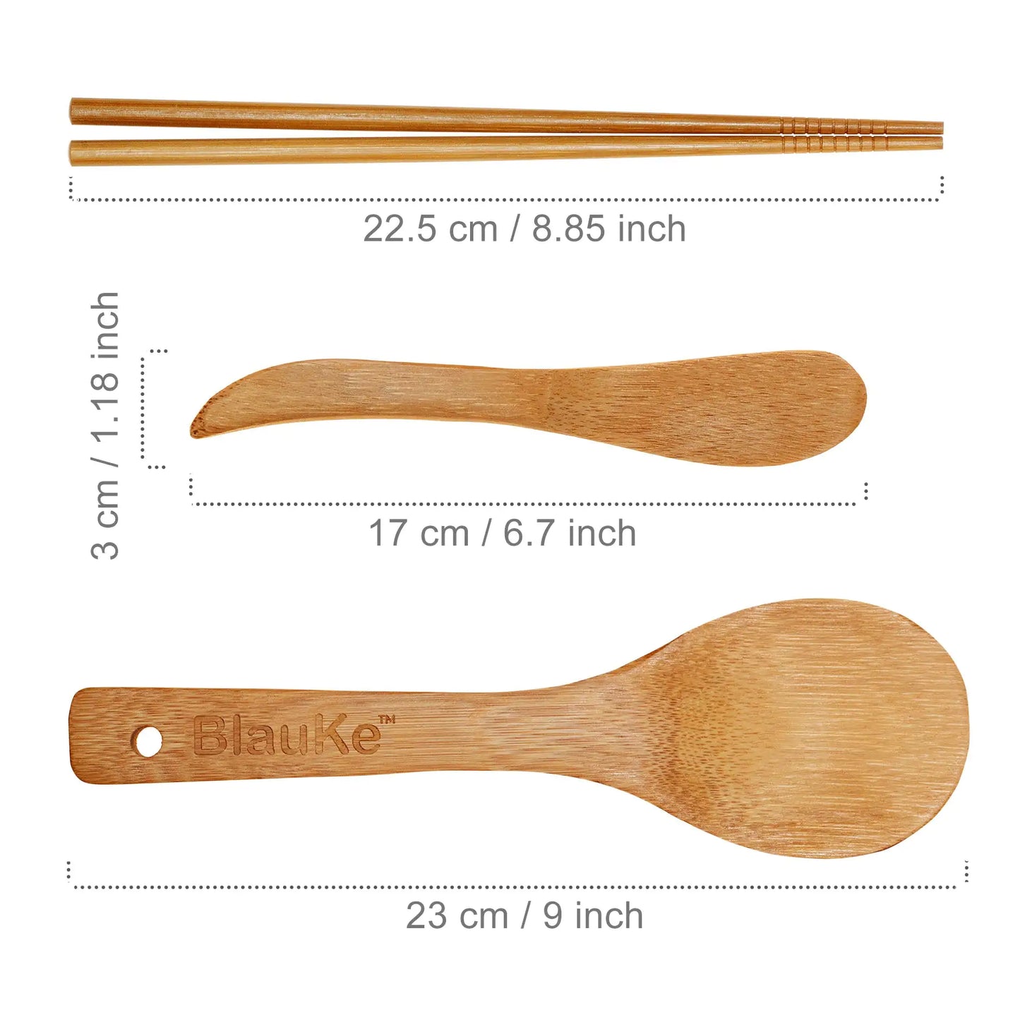 Sushi Making Kit for Beginners & Professionals – All-Natural Bamboo Set