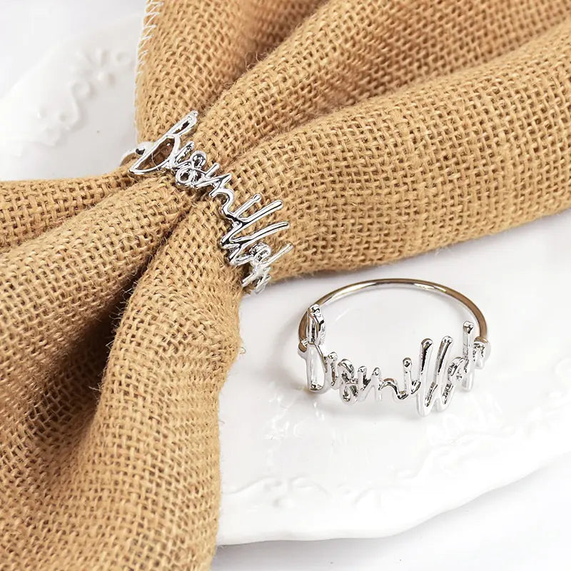 Eid Mubarak Napkin Rings