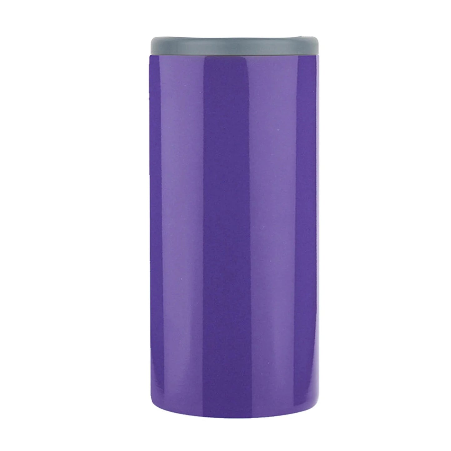 Stainless Steel Can Cooler – Insulated Beverage Holder for 12 oz Slim Cans – Keeps Drinks Ice Cold for Hours