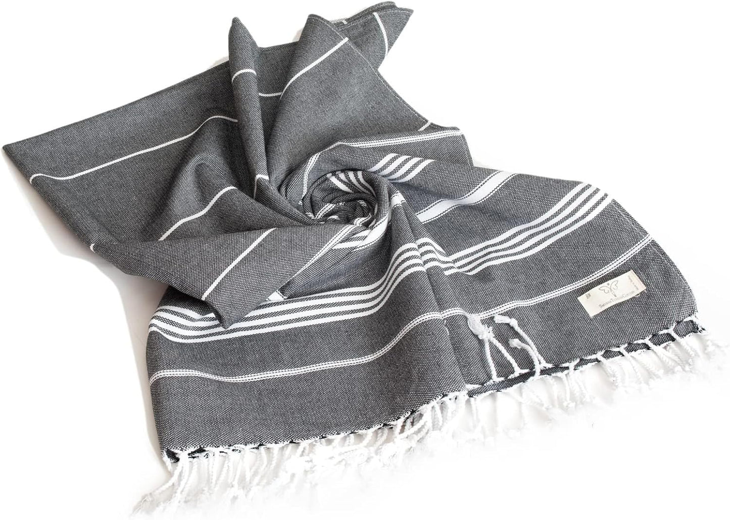 Smyrna Turkish Cotton Beach Blanket — Sustainable, Sand-Free & Stylish