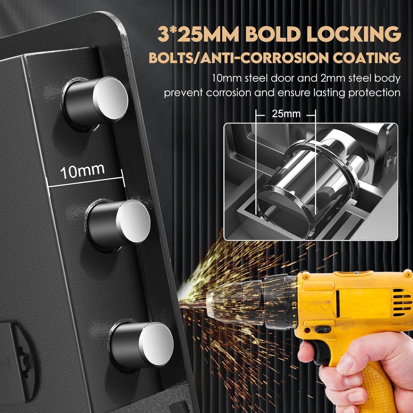 Diosmio Biometric Safe – Ultra-Secure, Quick Access & User-Friendly