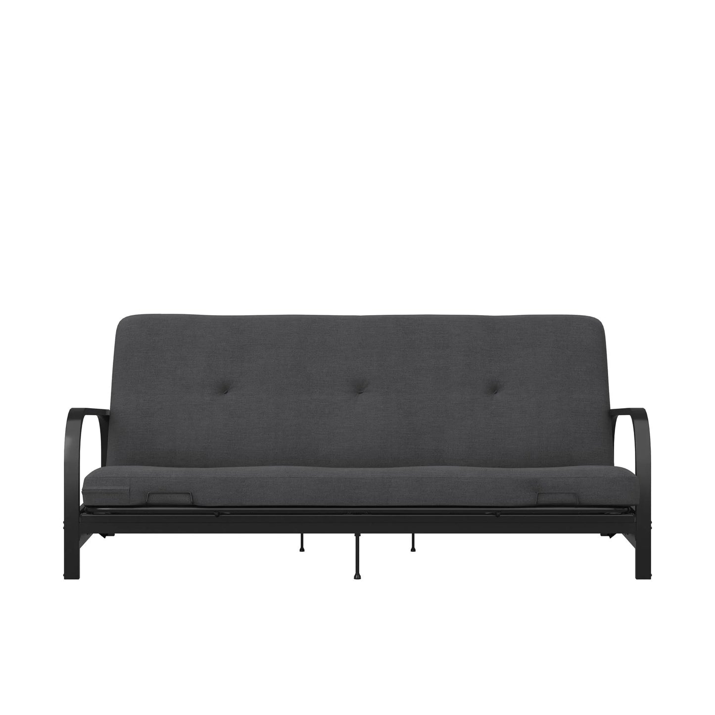 Caddie 6-Inch Futon Mattress – Full Size, Gray Linen