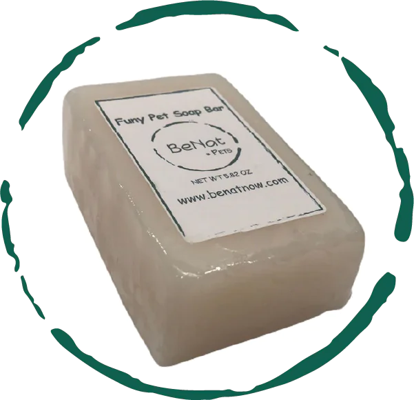 BeNat Pets All-Natural Furry Pet Soap Bar β 5.8 oz β Gentle, Eco-Friendly Pet Shampoo
