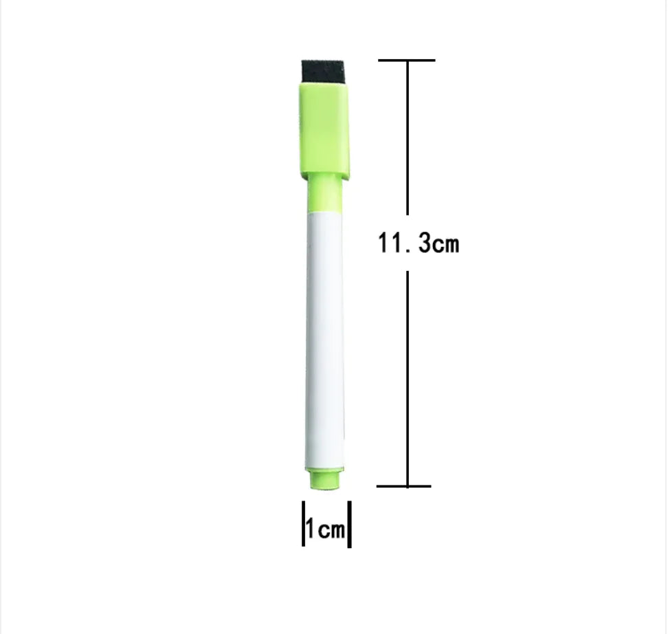 Eco-Friendly Whiteboard Markers with Eraser