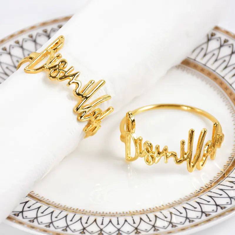 Eid Mubarak Napkin Rings