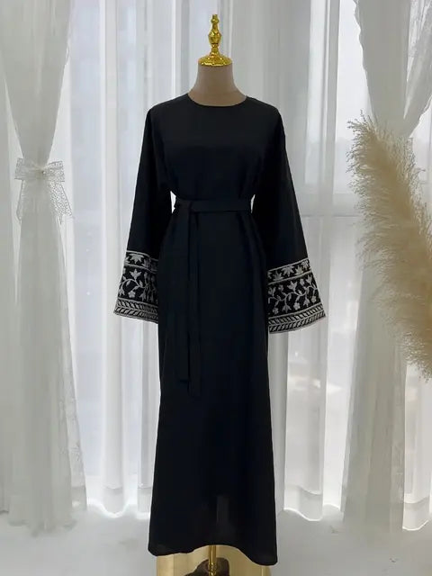 Floral Embroidery Abaya