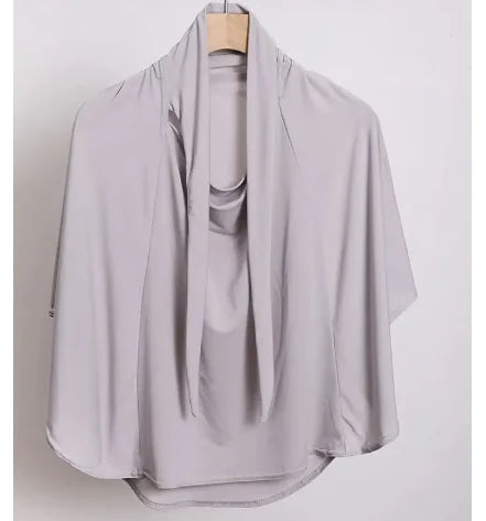Elegant Dual-Use Women's Veil Headscarf