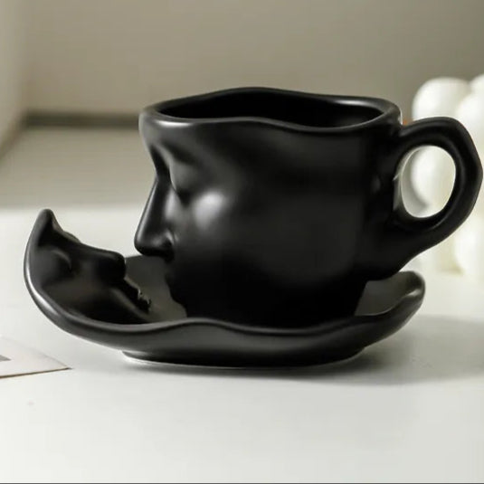 Abstract Art Ceramic Coffee Cup