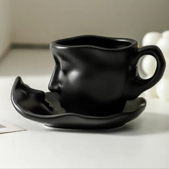 Abstract Art Ceramic Coffee Cup