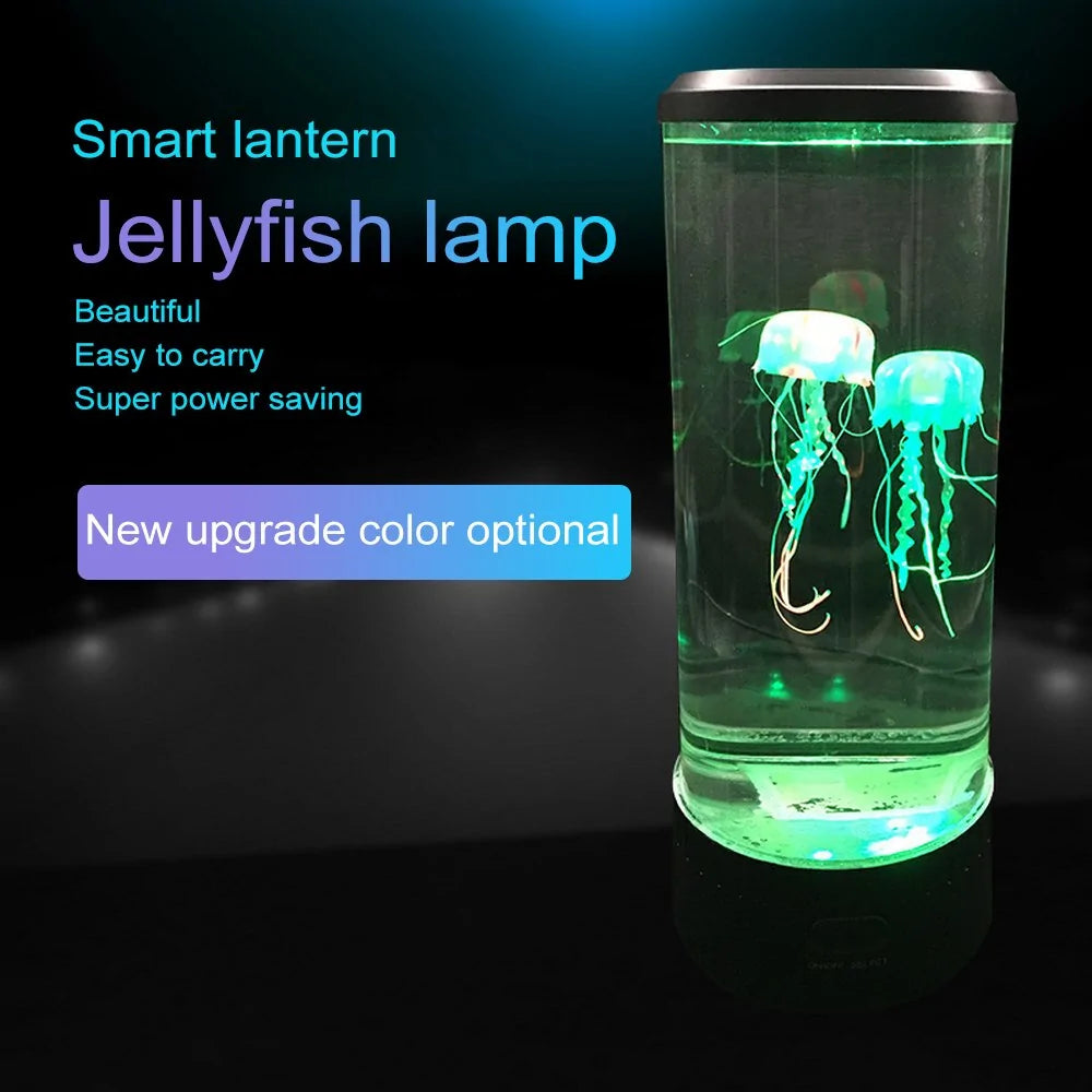7-Color Changing LED Jellyfish Lamp – Serene Underwater Ambience