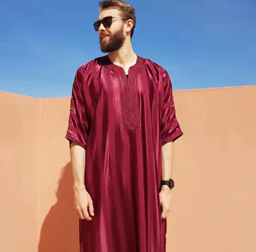 Men's Long Sleeve Abaya Dress