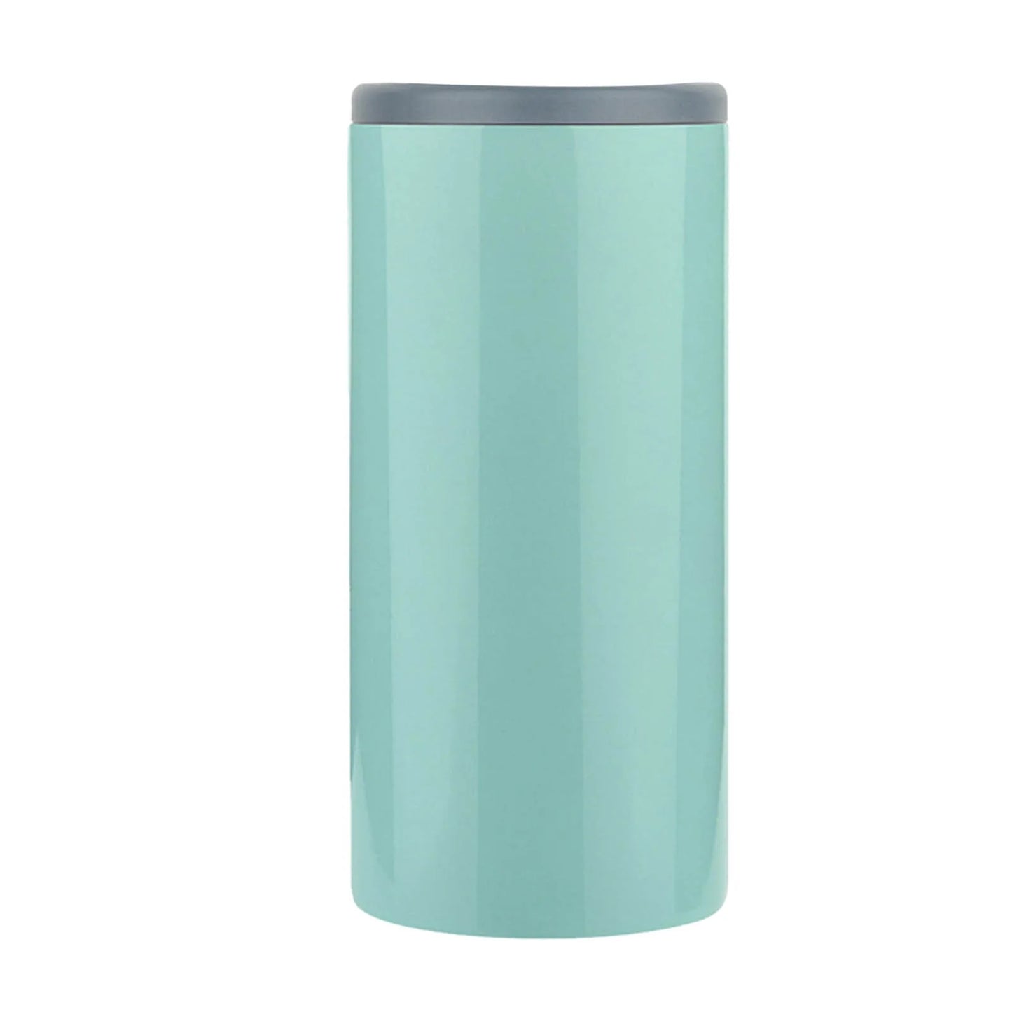 Stainless Steel Can Cooler – Insulated Beverage Holder for 12 oz Slim Cans – Keeps Drinks Ice Cold for Hours