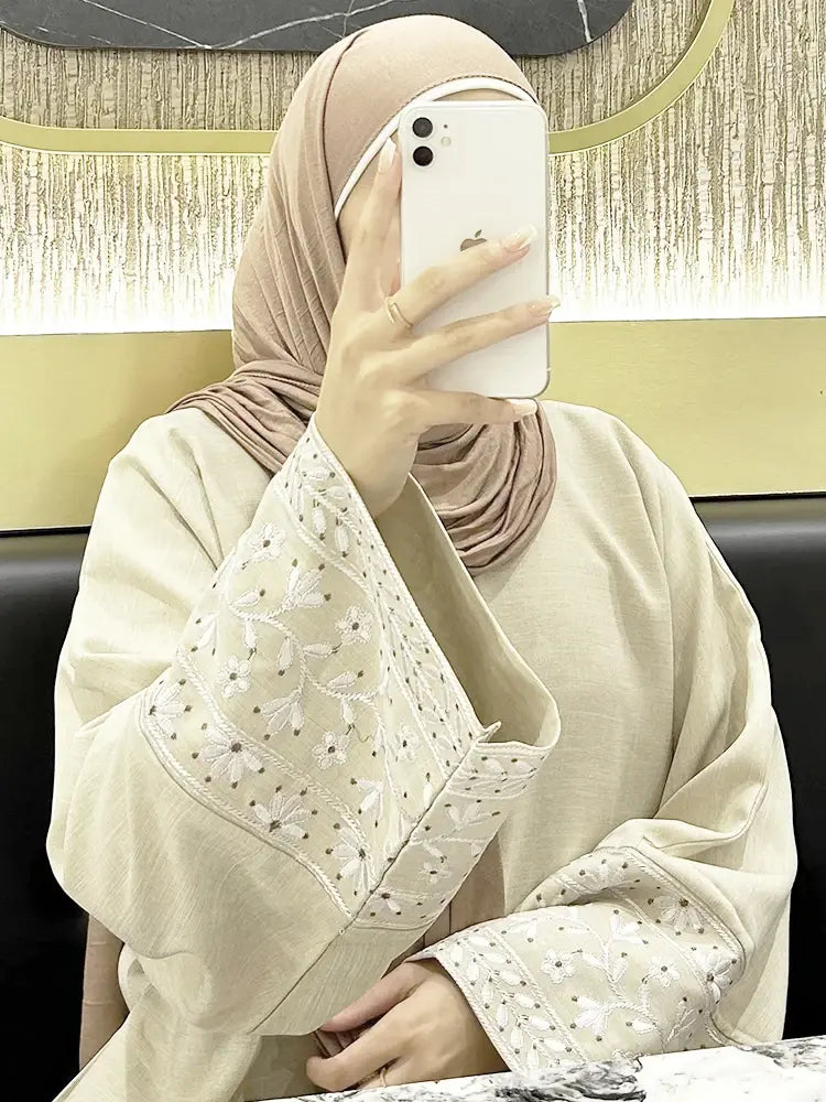 Floral Embroidery Abaya