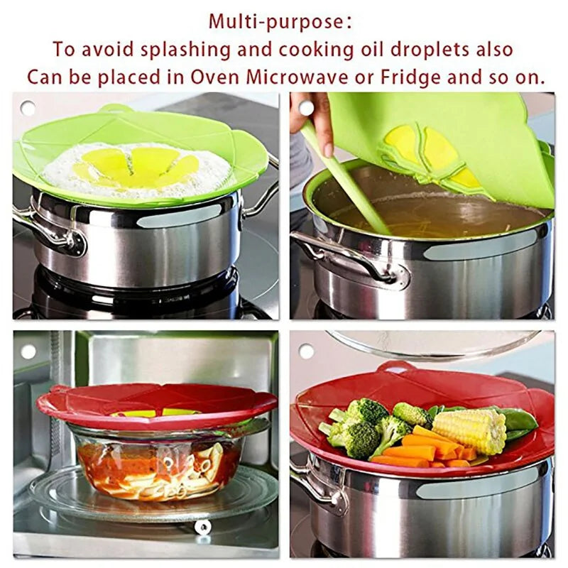 Eco-Friendly Silicone Pot Lid – Reusable, BPA-Free Lid for Sustainable Cooking