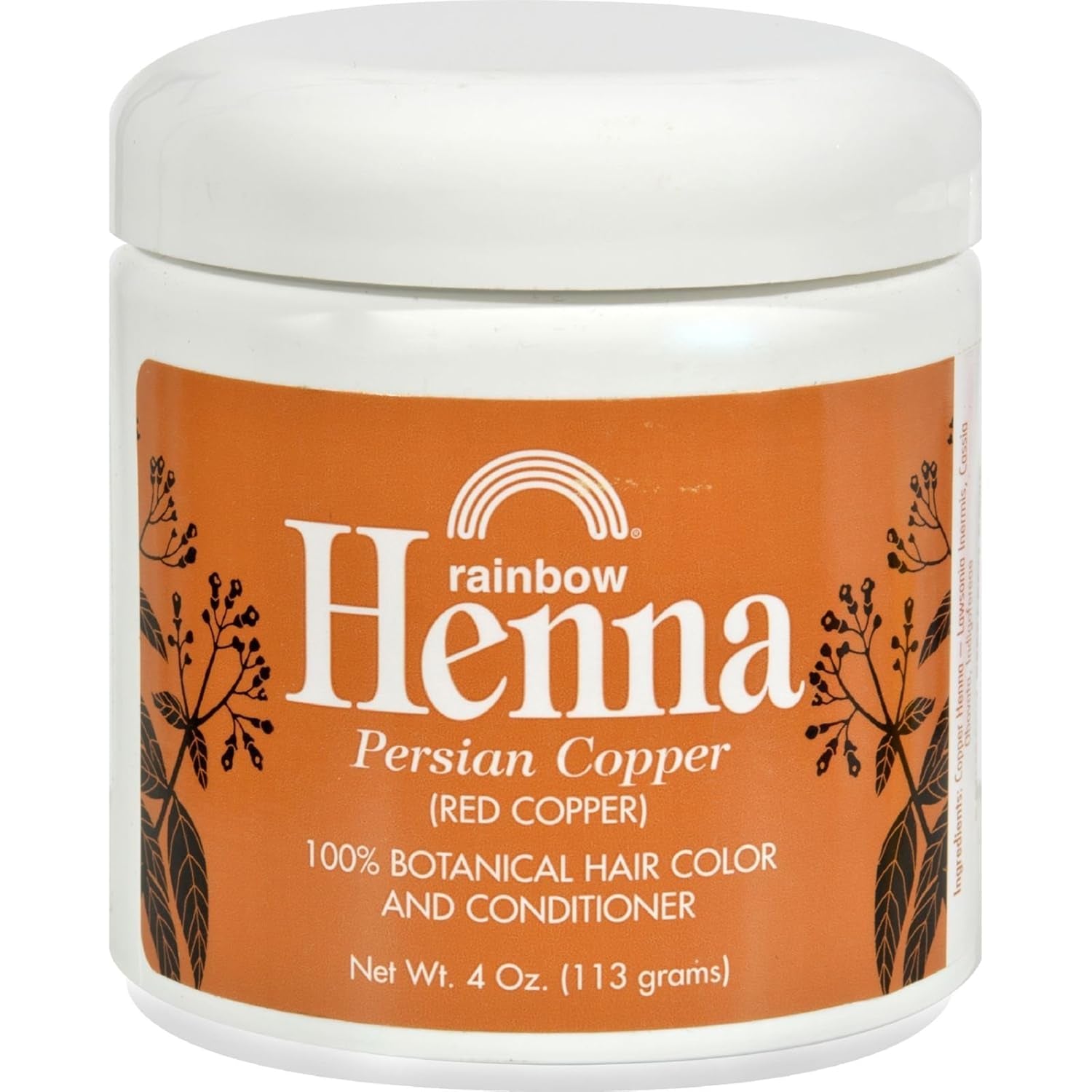 Rainbow Research Henna Hair Color & Conditioner – Persian Copper Red (4 oz)