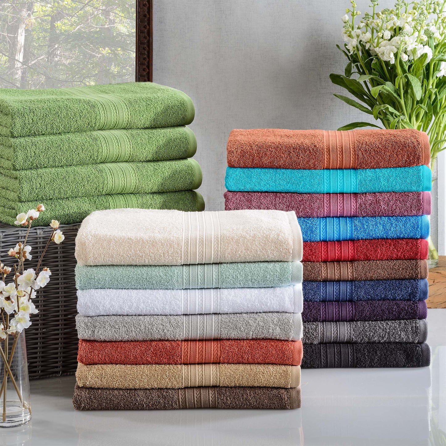 Superior Eco-Friendly 6-Piece Towel Set – Soft, Absorbent, and Sustainable