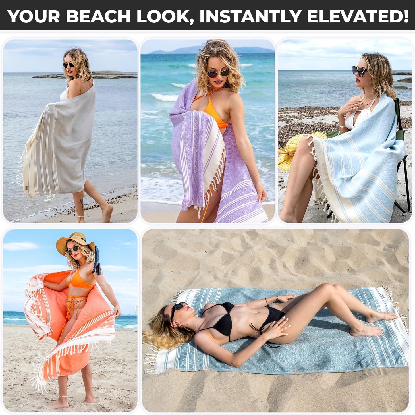 Indulge in the Luxury of 100% Certified Organic Turkish Cotton Towels